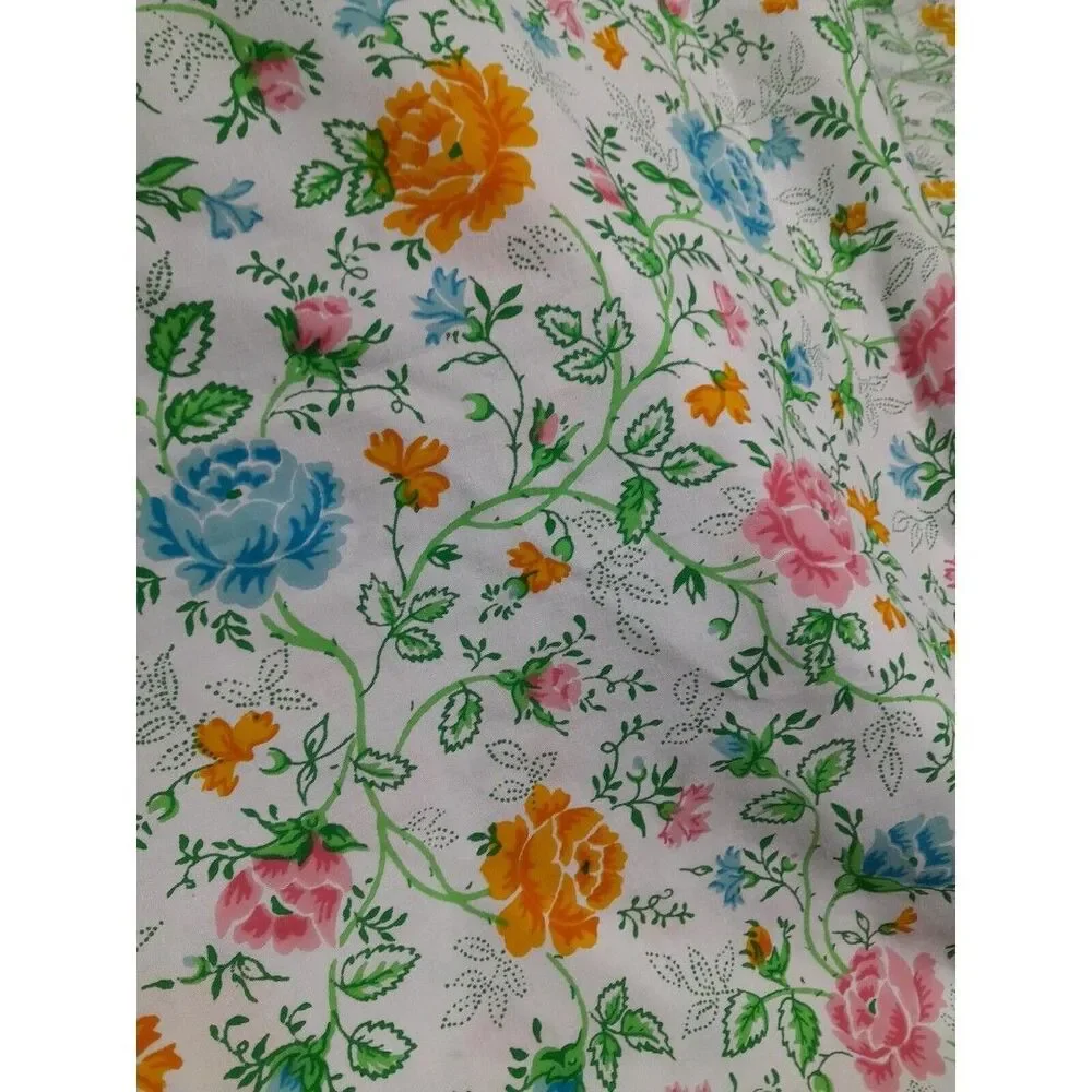 Vintage Floral Full Size Flat and Fitted Sheets